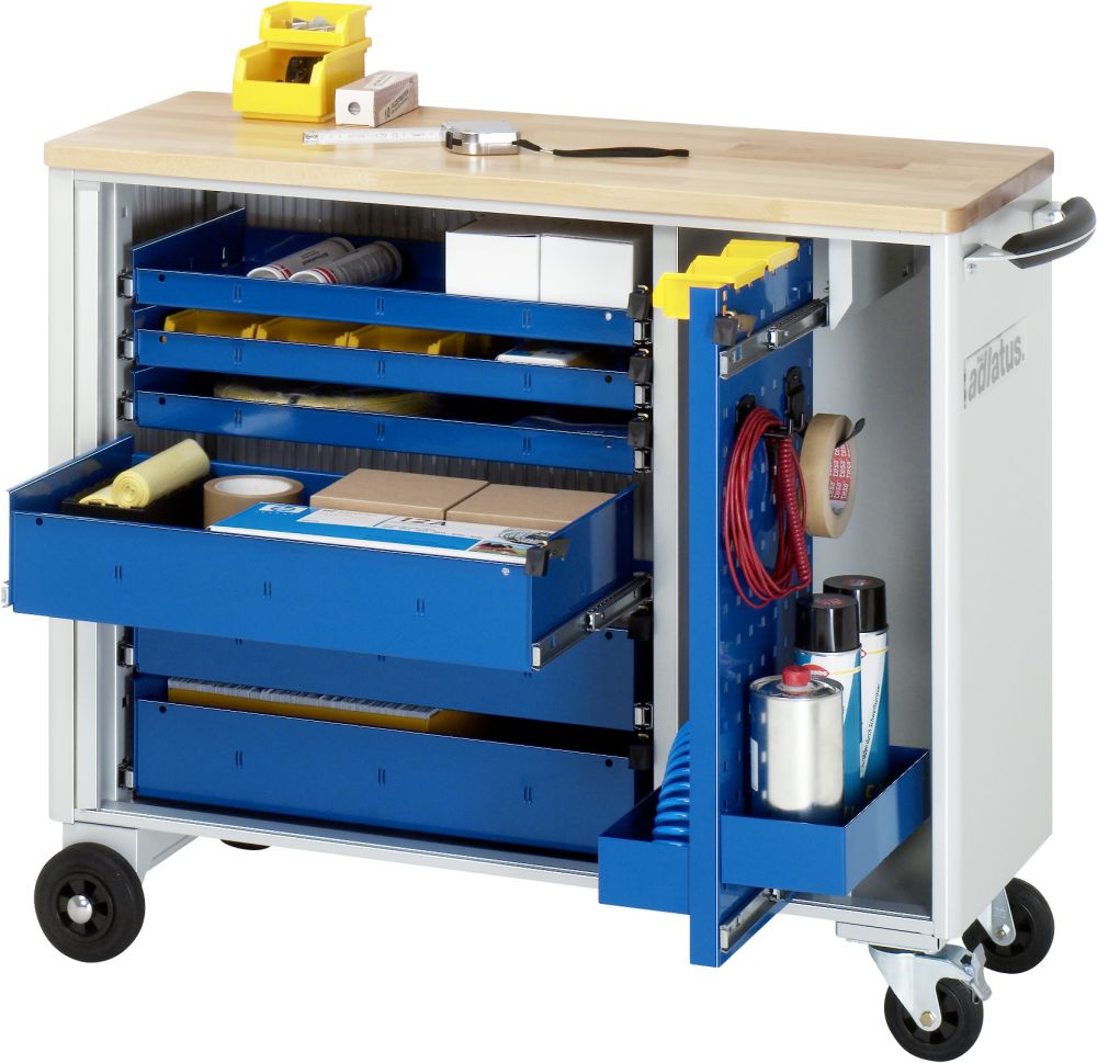 Produktbild RAU Werkzeugwagen adlatus Modell 10060  860 x 1025 mm