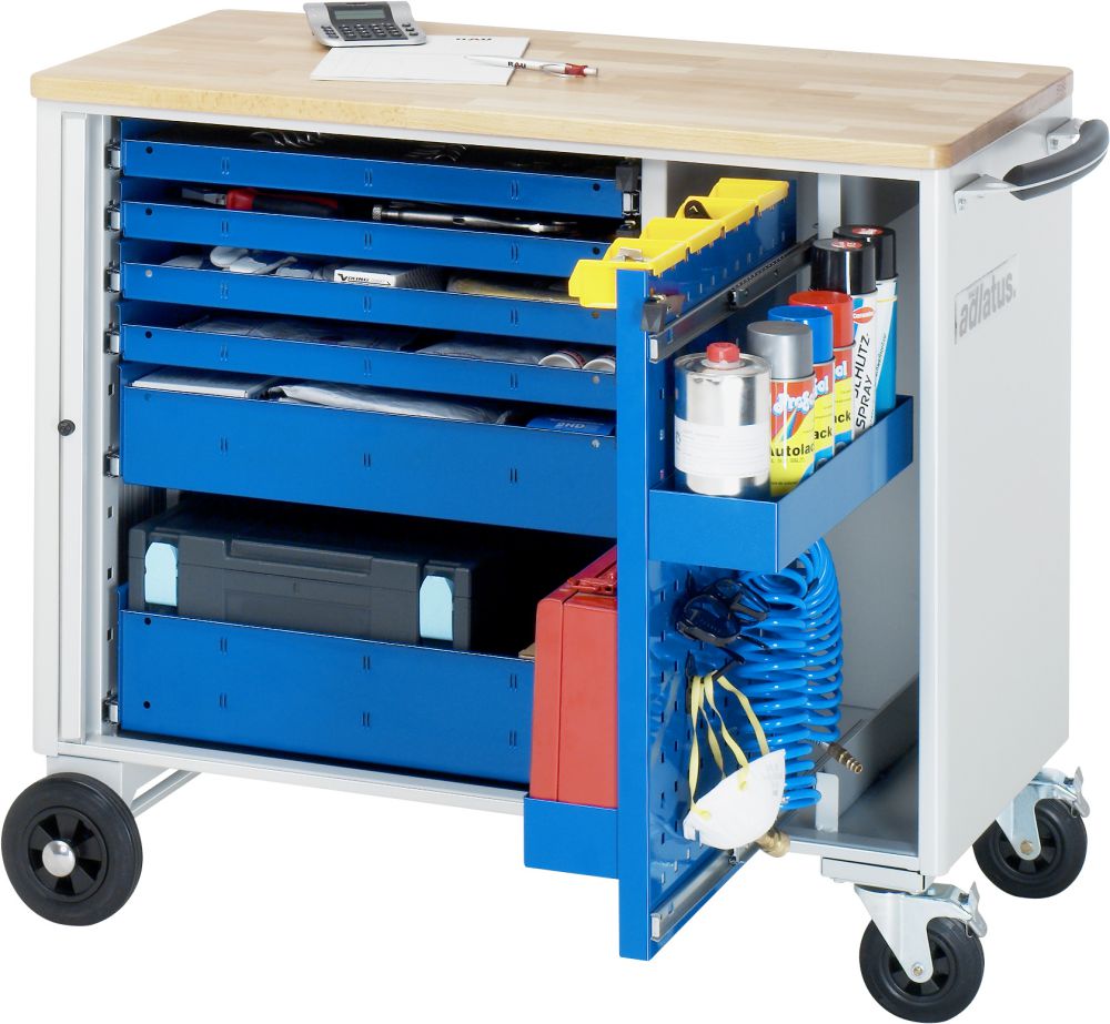 Produktbild RAU Werkzeugwagen Serie adlatus Modell 10220 Breite 1025 mm bild 2