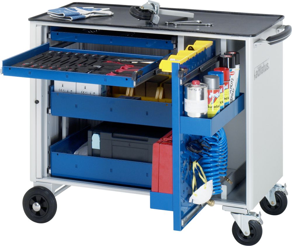 Produktbild RAU Werkzeugwagen adlatus 1025 x 520 mm 2 Räder 2 Lenkrollen