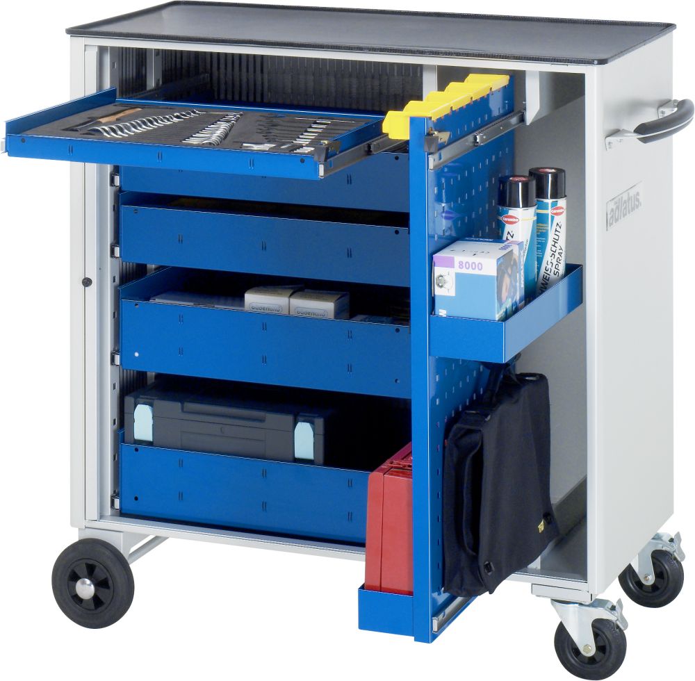 Produktbild RAU Werkzeugwagen adlatus Modell 10610 1025 mm breit Buche Massiv