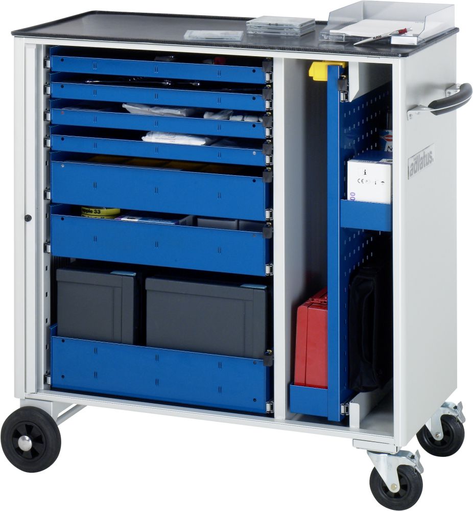 Produktbild RAU Werkzeugwagen Serie adlatus Modell 10620 Buche Massiv 1025 mm