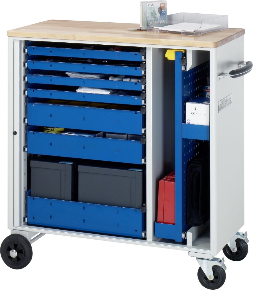 Produktbild RAU Werkzeugwagen Serie adlatus Modell 10660 Breite 1025 mm