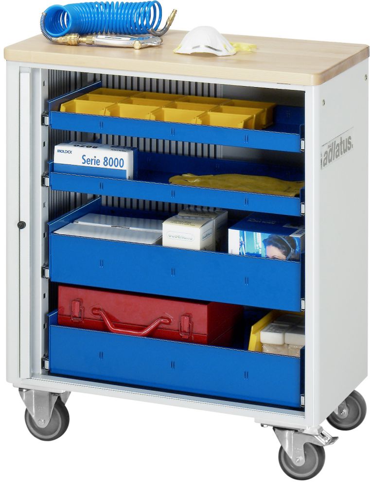 Produktbild RAU Werkzeugwagen Serie adlatus Modell 7010 Breite 725 mm bild 1