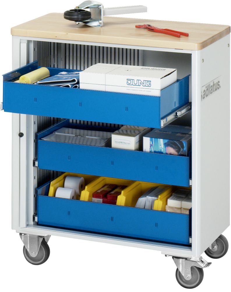 Produktbild RAU Werkzeugwagen Serie adlatus Modell 7030 725 mm breit