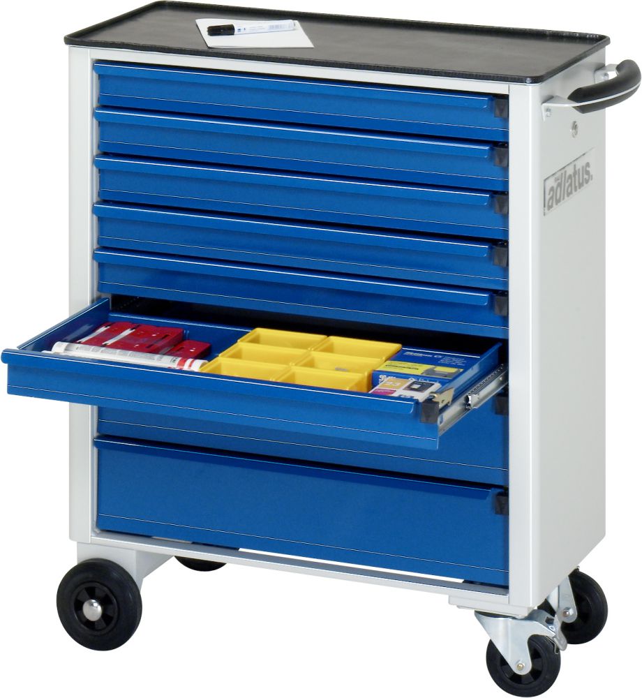 Produktbild RAU Werkzeugwagen adlatus 700 x 350 mm mit 8 Schubladen