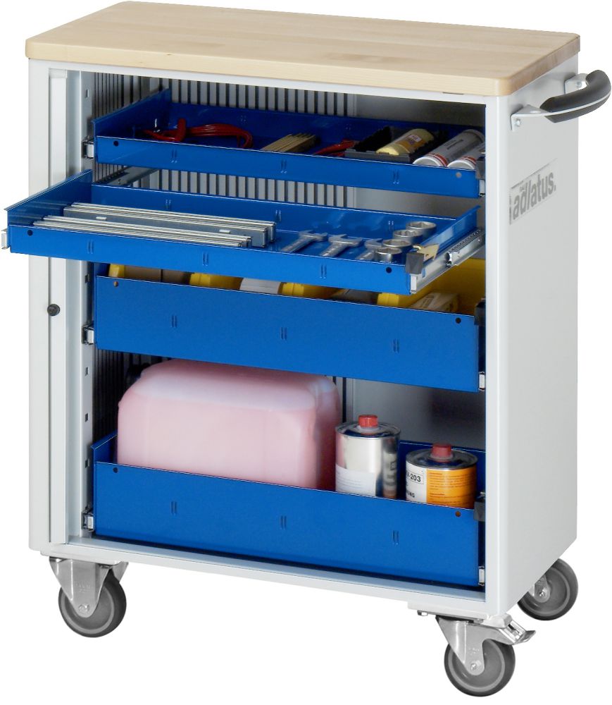 Produktbild RAU Werkzeugwagen Serie adlatus Modell 7250 725 mm breit