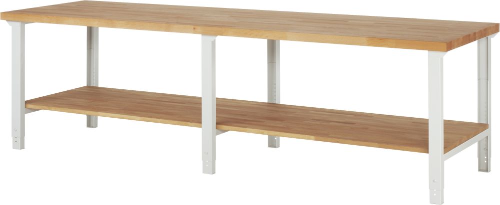 Produktbild Rau Werkbank Serie 7000 Modell 7000-1 RAL7035 Breite 3000 mm