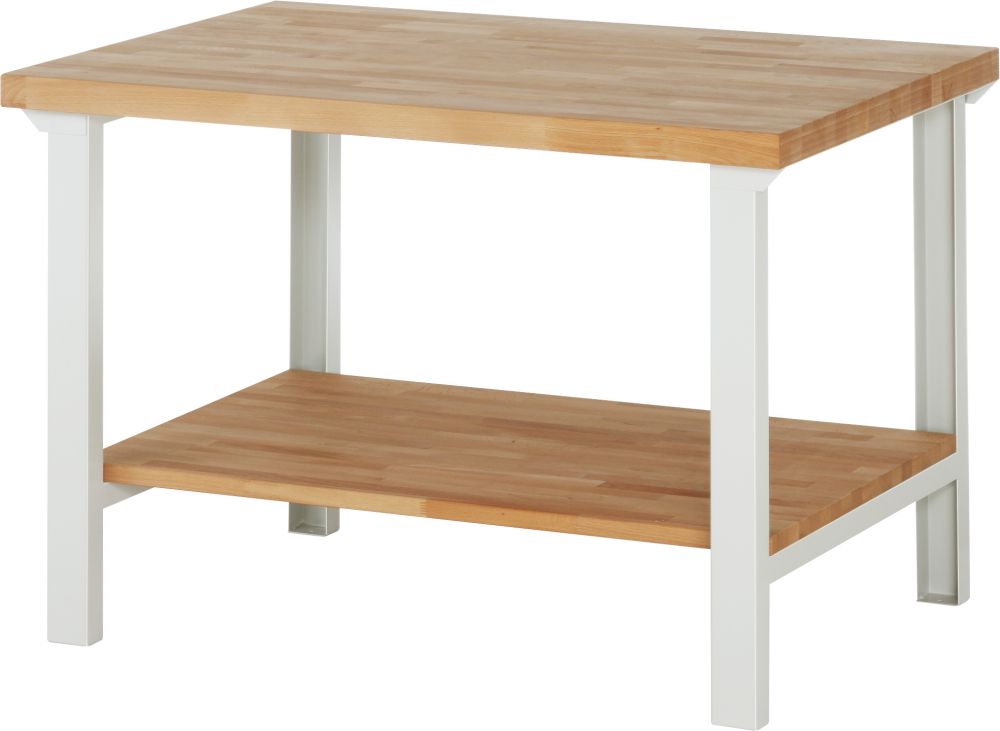 Produktbild RAU Werkbank Modell 7000 B 1250 mm x T 900 mm x H 840 mm, Gestell RAL7035