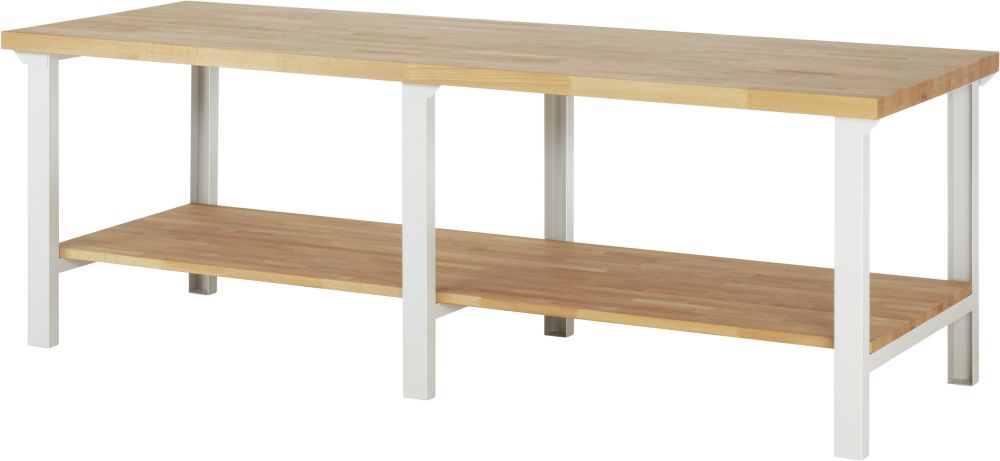 Produktbild Rau Werkbank Serie 7000 Modell 7000-7 B2500 mm H840 mm RAL7035