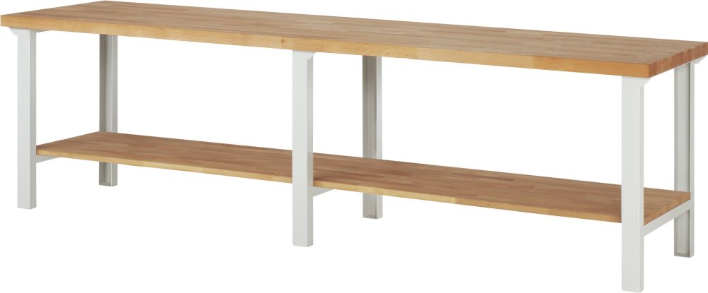 Produktbild Rau Werkbank Serie 7000 Modell 7000-7 B 3000 mm H 840 mm Stärke 40 mm