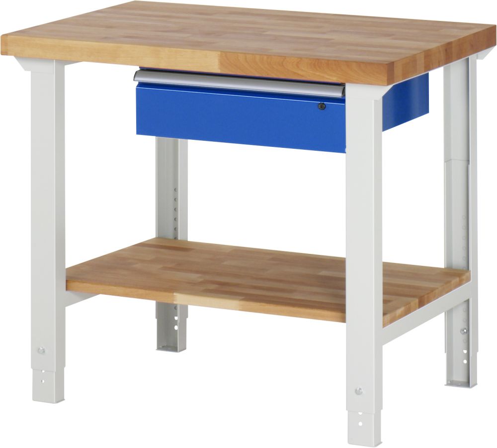 Produktbild Rau Werkbank Serie 7000 Modell 7001A7 Breite 1000 mm Höhe 790-1140 mm