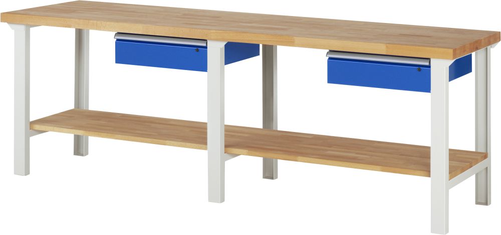 Produktbild Rau Werkbank Serie 7000 Modell 7001A7 Breite 2500 x Höhe 840 mm