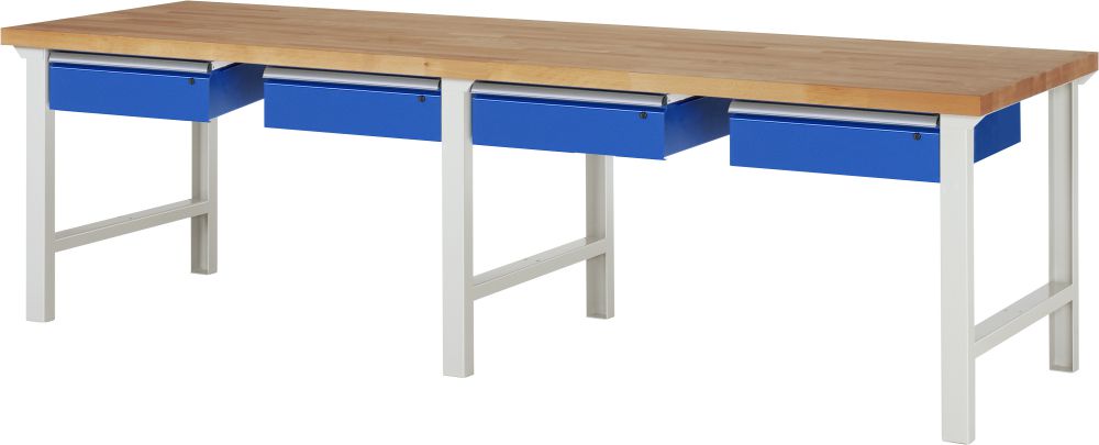 Produktbild Rau Werkbank Serie 7000 Modell 7002-1 Breite 3000 mm Höhe 840 mm