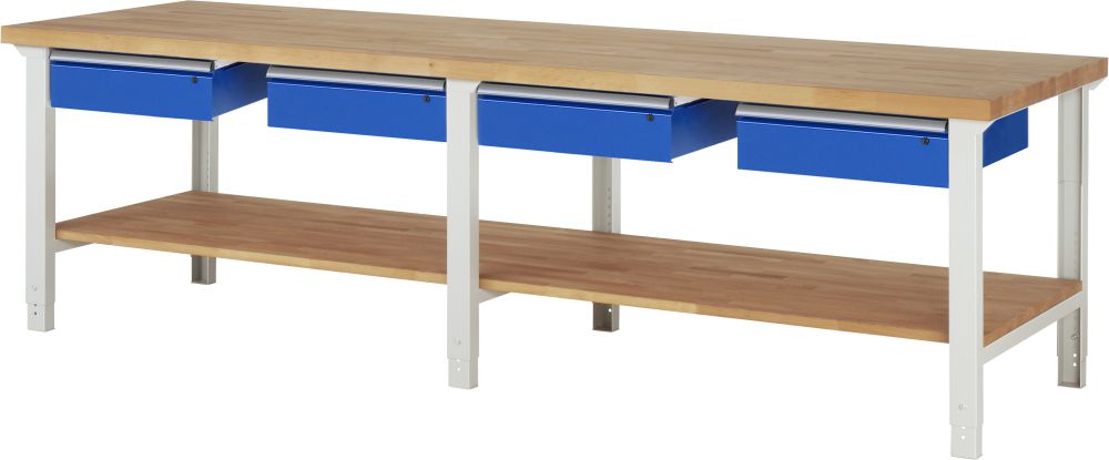Produktbild Rau Werkbank Serie 7000 Modell 7002-7 Breite 3000 mm Tiefe 900 mm