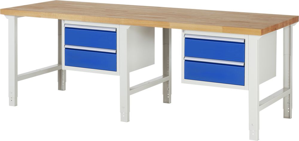 Produktbild Rau Werkbank Serie 7000 Modell 7123 Tiefe 900 mm Breite 2500 mm