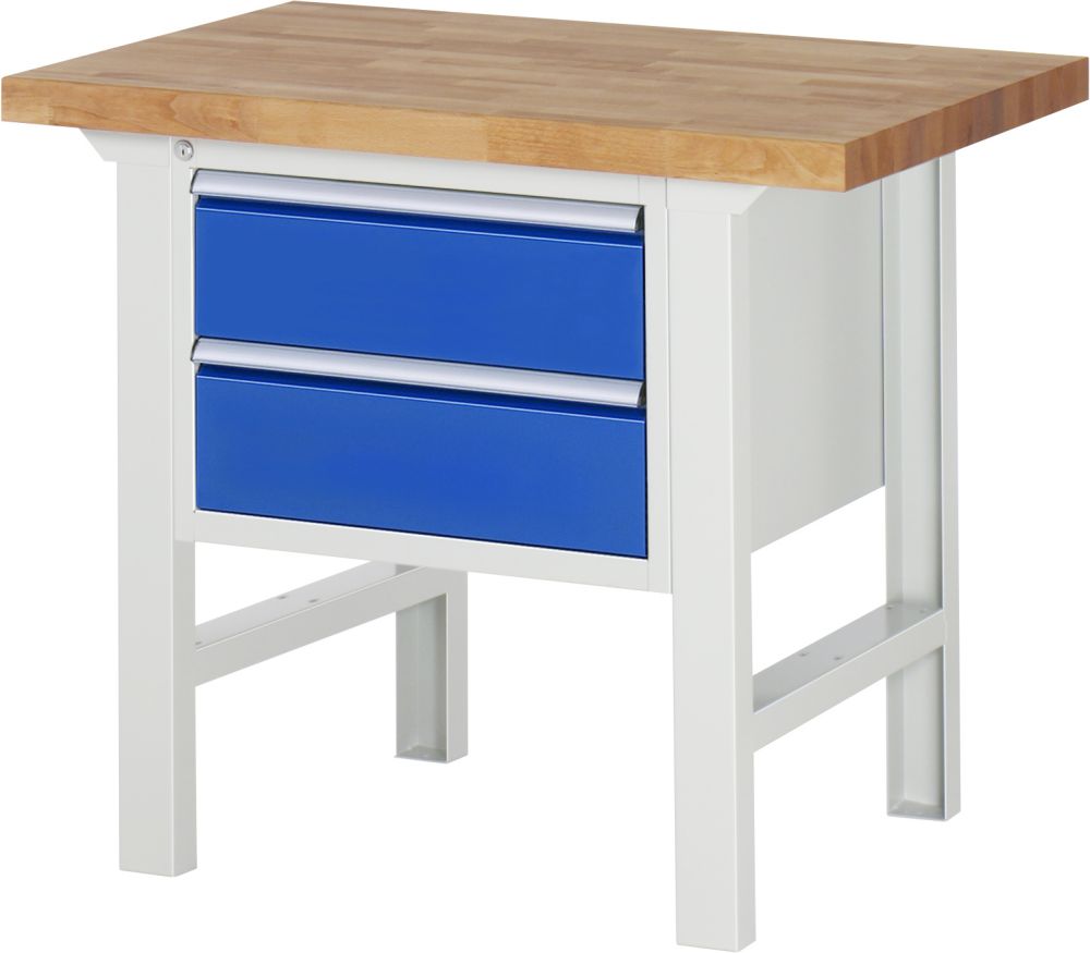 Produktbild Rau Werkbank Serie 7000 Modell 7125 Breite 1000 mm 2 Schubladen Größe L