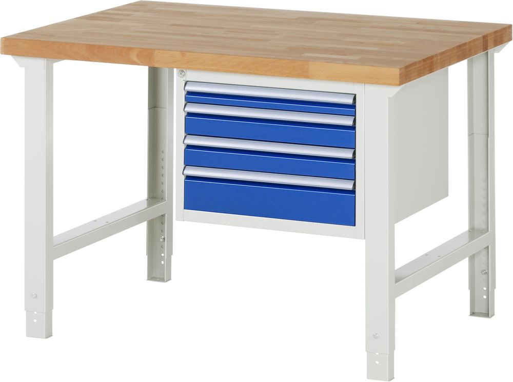 Produktbild Rau Werkbank Serie 7000 Modell 7132 Breite 1250 mm Tiefe 900 mm