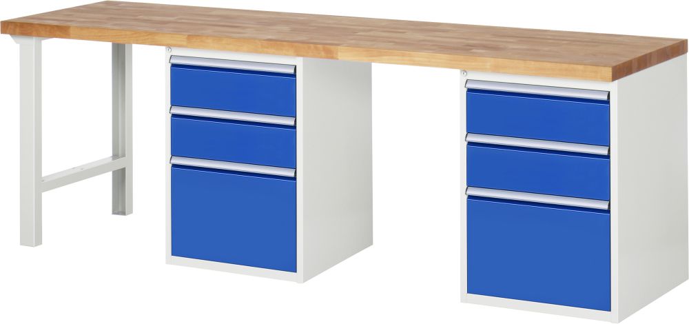 Produktbild RAU Werkbank 7000 mit 2500 mm Breite Modell 7503-8