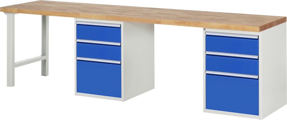 Produktbild RAU Werkbank Serie 7000 Modell 7503-8 Breite 3000 mm bild 1