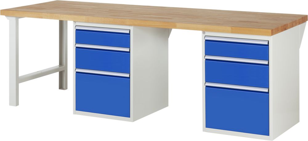 Produktbild RAU Werkbank 7000 Modell Nummer 7508-8 mit 2500 mm