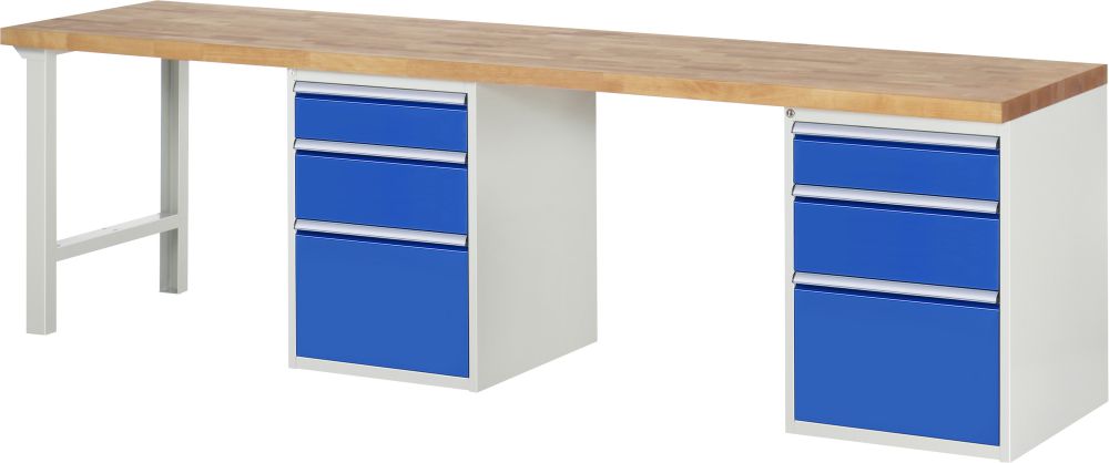 Produktbild RAU Werkbank Serie 7000 Modell 7508-8 Breite 3000 mm bild 1