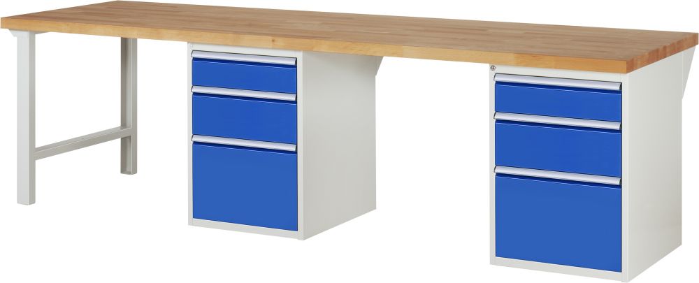 Produktbild RAU Werkbank Serie 7000 Modell 7508-8 Breite 3000 mm bild 1