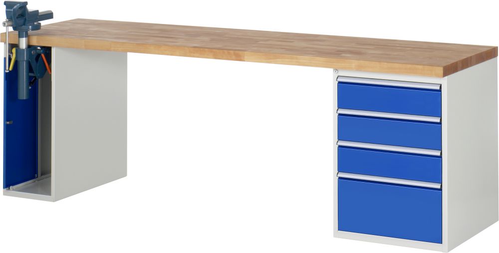 Produktbild RAU Werkbank Serie 7000 Modell 7510-2 Breite 2500 mm bild 1