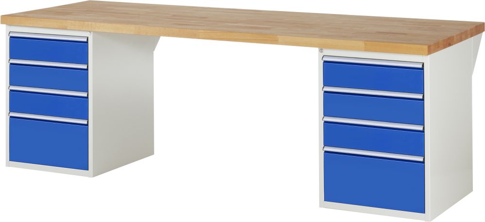 Produktbild RAU Werkbank 7000 Modell 7510-3 2500 mm in der Breite