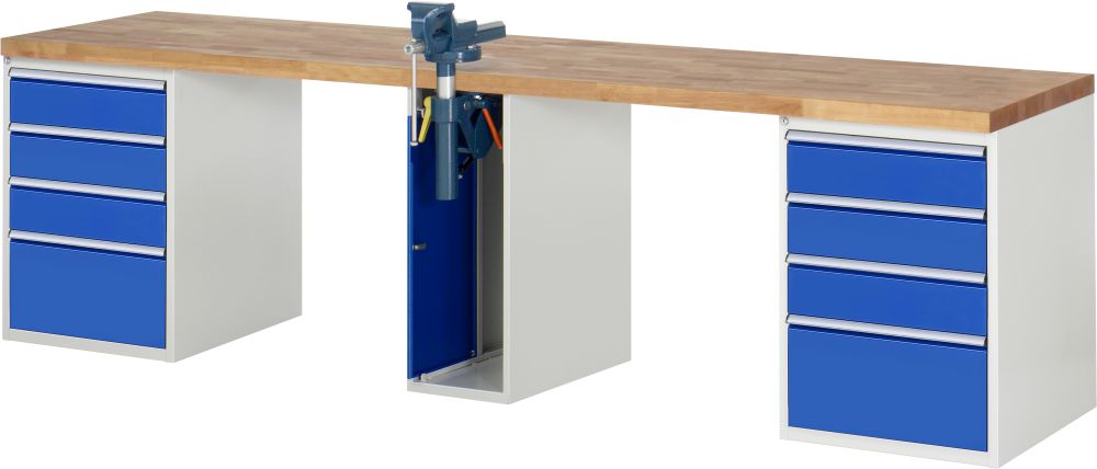 Produktbild RAU Werkbank 7000 Maße 3000 x 700 mm Modell 7511-0