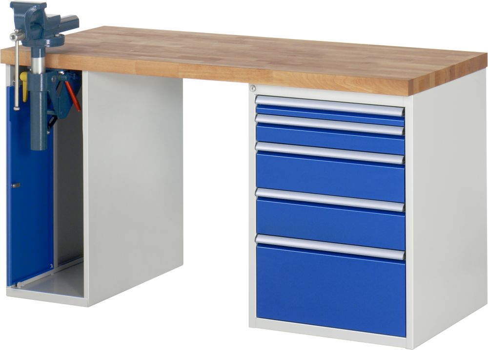 Produktbild RAU Werkbank Serie 7000 Modell 7511-2 Breite 1500 mm bild 1