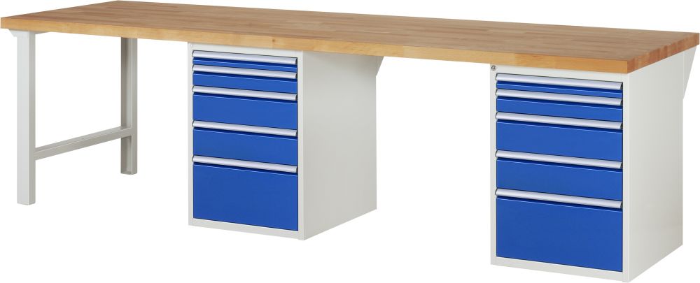 Produktbild RAU Werkbank Serie 7000 Modell 7511-8 mit 3000 mm