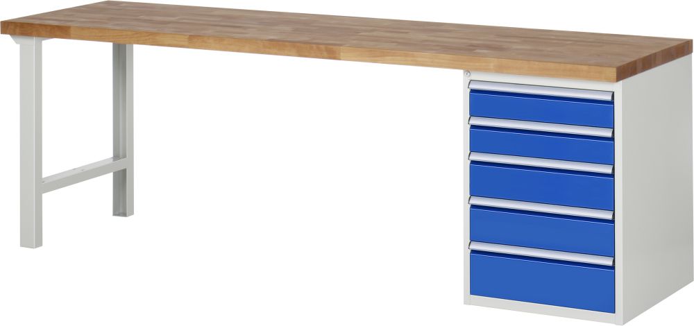 Produktbild RAU Werkbank Serie 7000 Modell 7513-1 Breite 2500 mm bild 1