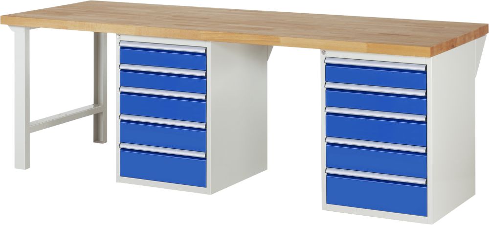 Produktbild RAU Werkbank 7000 Modell 7513-8 2500 mm in der Breite