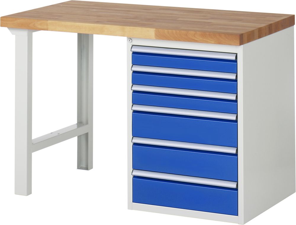 Produktbild RAU Werkbank 7000 mit 1250 x 700 mm Modell 7515