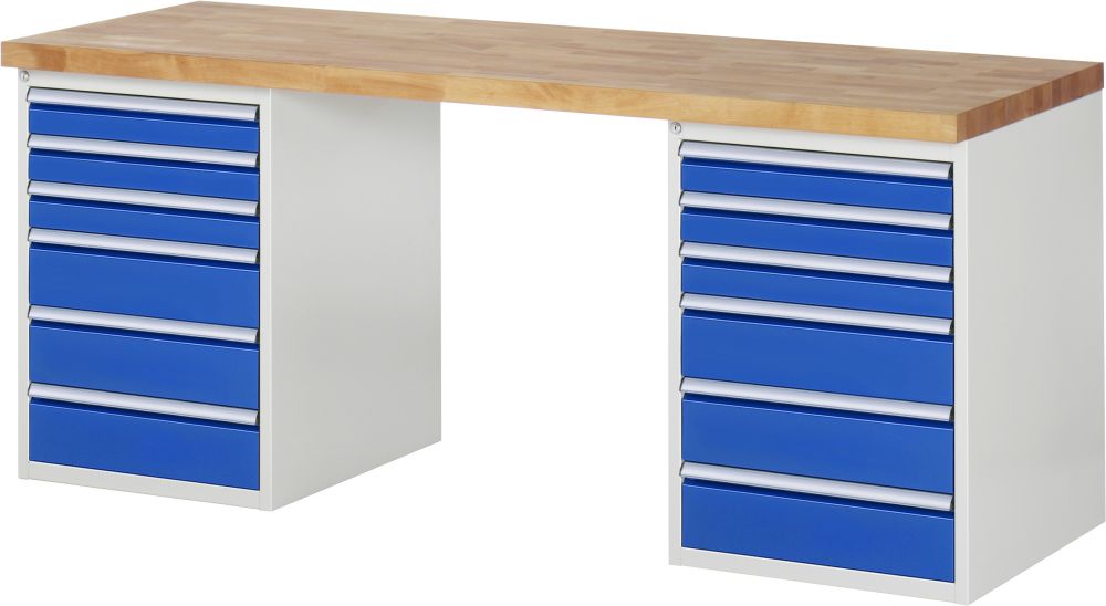 Produktbild RAU Werkbank 7000 Maße 2000 x 700 mm Modell 7515-3