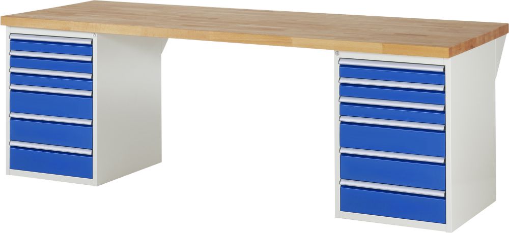 Produktbild RAU Werkbank 7000 Modell Nummer 7515-3 mit 2500 mm