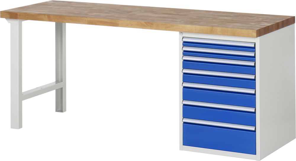 Produktbild RAU Werkbank Serie 7000 Modell 7517-1 Breite 2000 mm bild 1