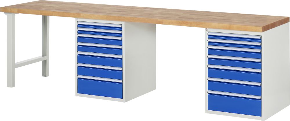 Produktbild RAU Werkbank 7000 Modell 7517-8 3000 mm in der Breite