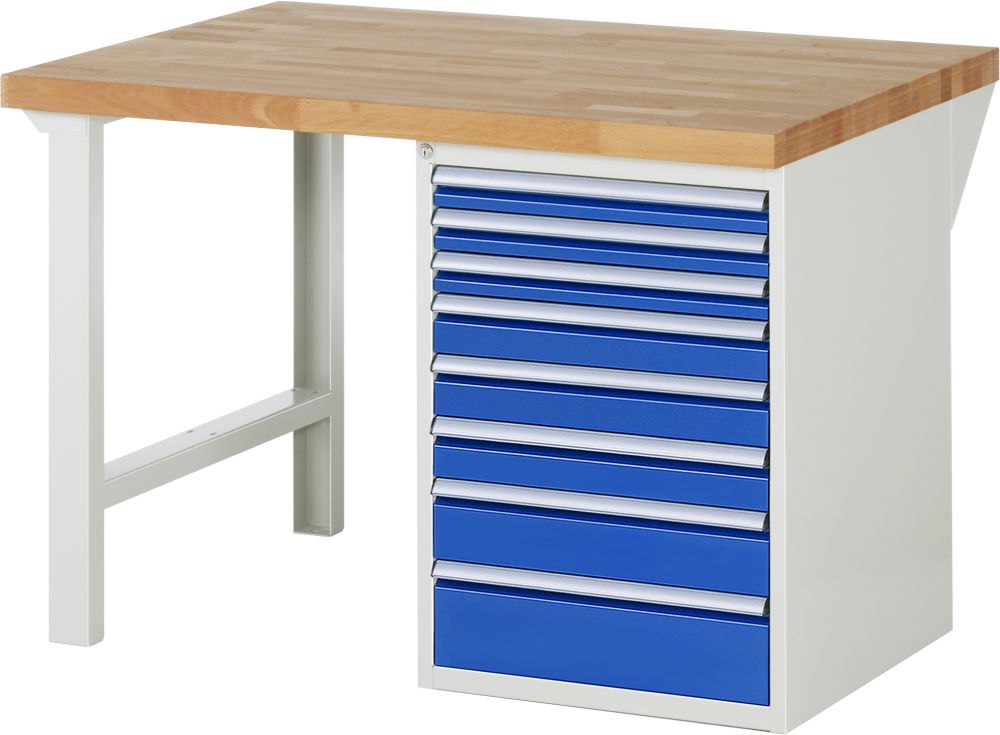 Produktbild RAU Werkbank Serie 7000 Modell 7519-1 Breite 1250 mm bild 1