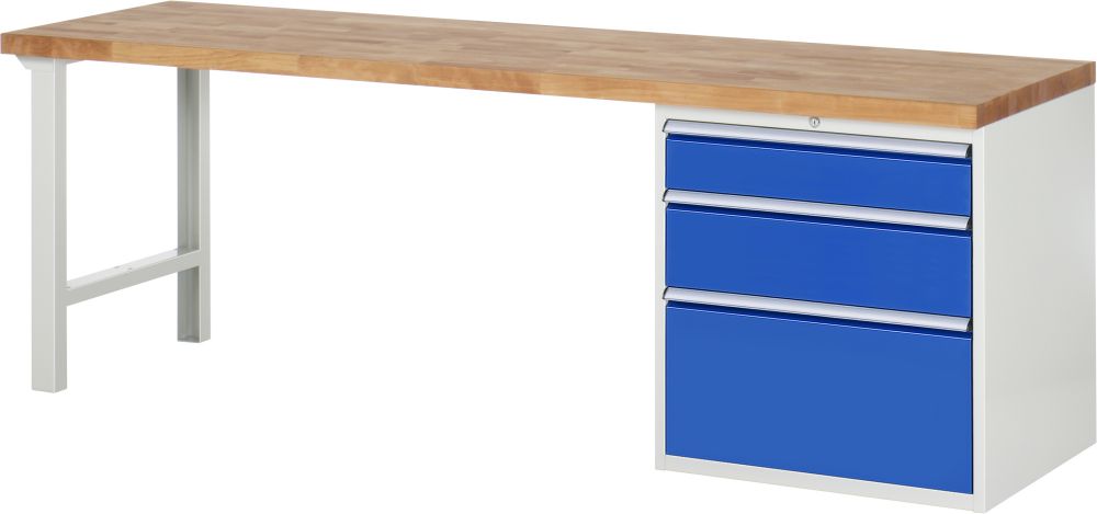 Produktbild RAU Werkbank Serie 7000 Modell 7608 Breite 2500 mm bild 1