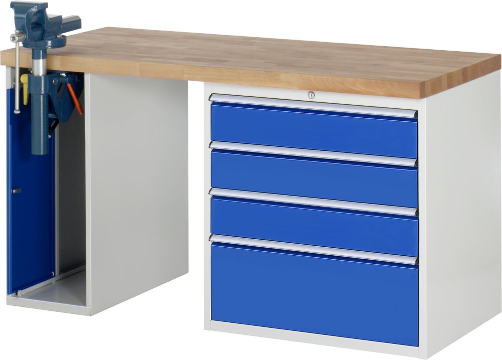 Produktbild RAU Werkbank Serie 7000 Modell 7610-2 Breite 1500 mm bild 1