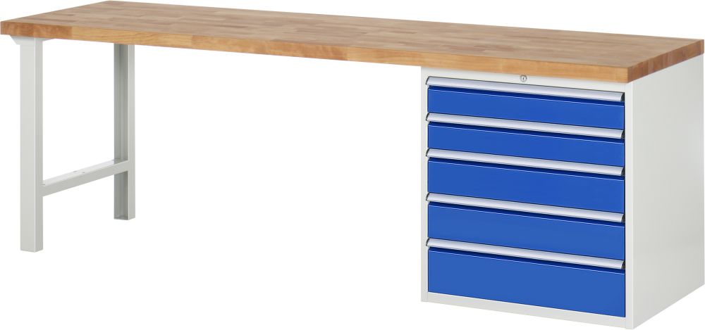 Produktbild RAU Werkbank 7000 mit 2500 mm Breite Modell 7613