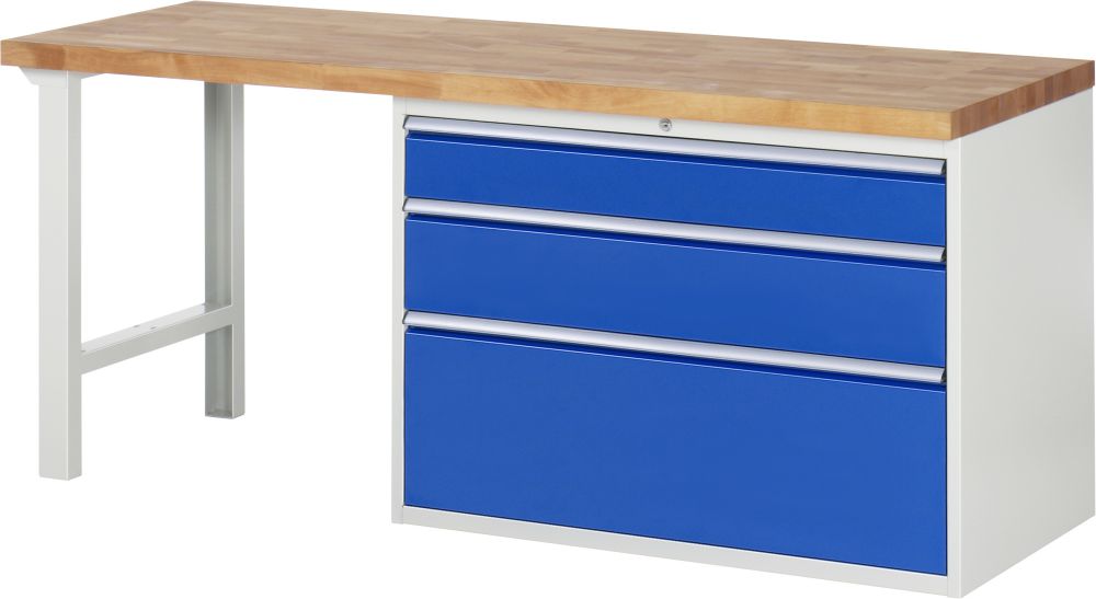 Produktbild RAU Werkbank 7000 Modell 7708 Maße 2000 x 700 mm