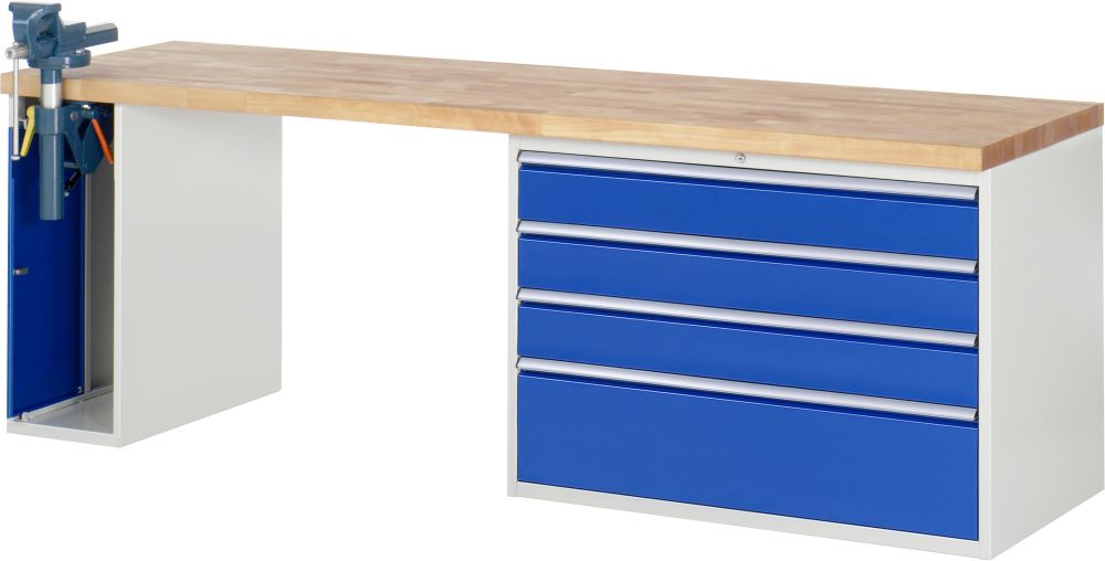 Produktbild Rau Werkbank Serie 7000 - Modell 7710-2 Stärke 40 mm Breite 2500 mm