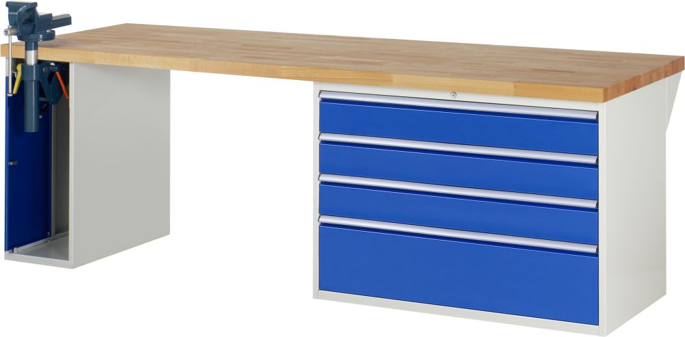 Produktbild RAU Werkbank 7000 Modell 7710-2 2500 x 900 mm