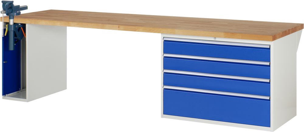 Produktbild RAU Werkbank 7000 Modell 7710-2 3000 mm in der Breite