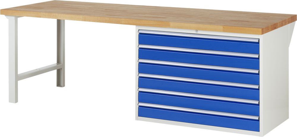 Produktbild RAU Werkbank 7000 Modell 7716 Breite 2500 mm