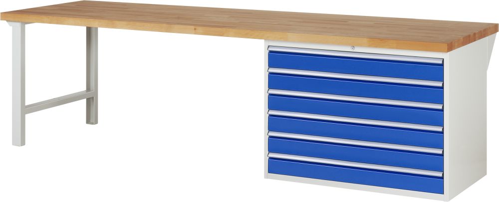 Produktbild RAU Werkbank Serie 7000 Modell 7716 Breite 3000 mm bild 1