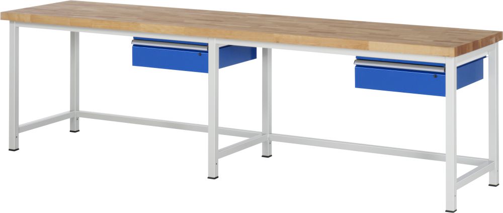 Produktbild Rau Werkbank Modell 8001 Breite 3000 x Tiefe 700 mm Plattenstärke 40 mm