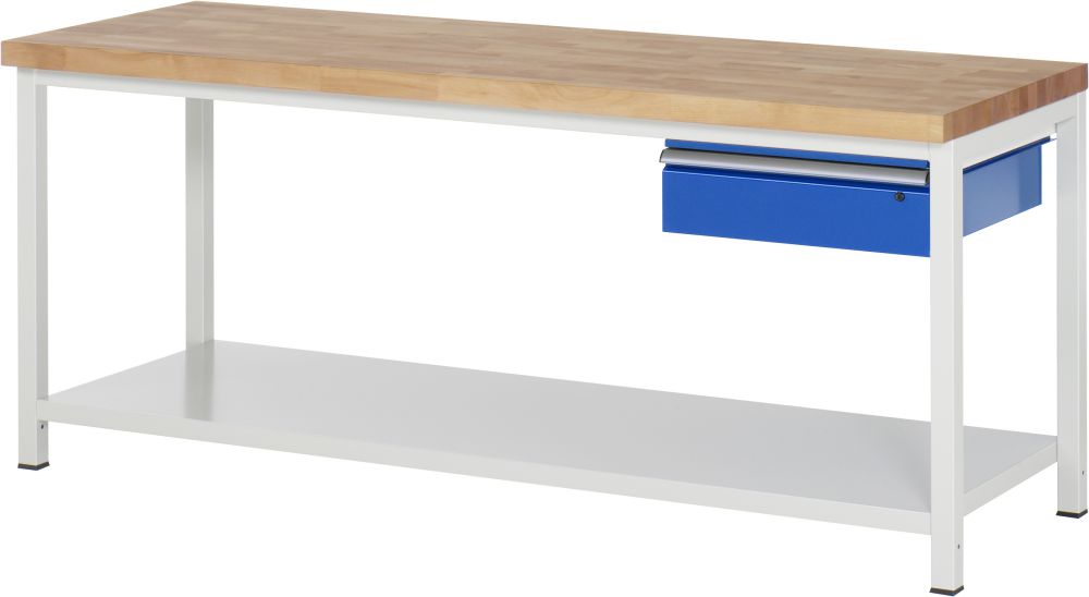 Produktbild RAU Werkbank 8000 Modell 8001A6 Maße 2000 x 700 mm